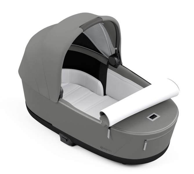 Cybex Priam 4.0 + Cloud Z2 I-size Matt black frame Soho Grey Bērnu rati 3in1