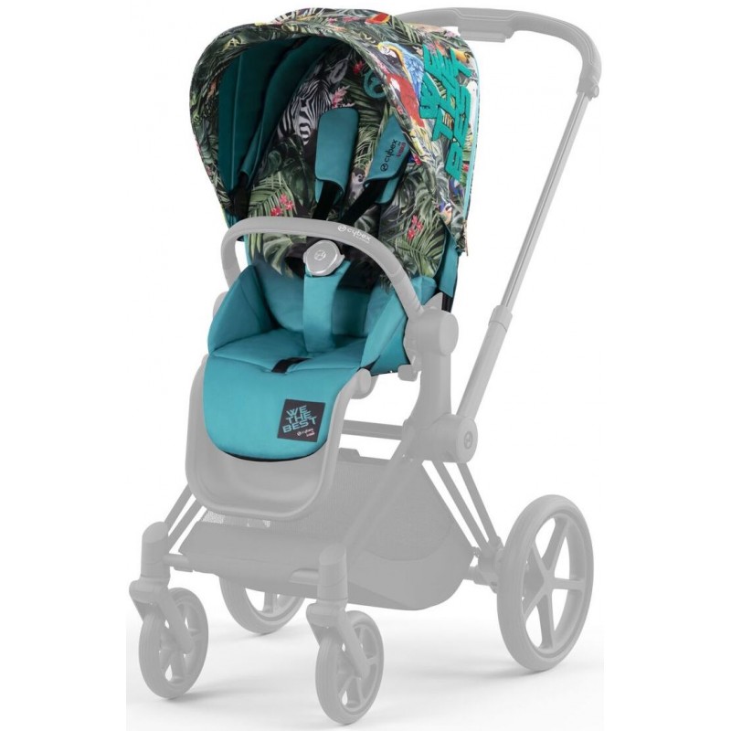 Cybex Priam 4.0 DJ Khaled + Chrome black frame Pastaigu rati