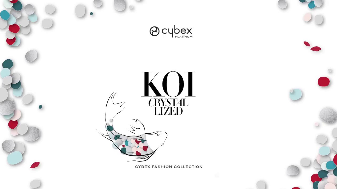 Cybex Priam 4.0 Koi Crystallized + Chrome brown frame Pastaigu rati