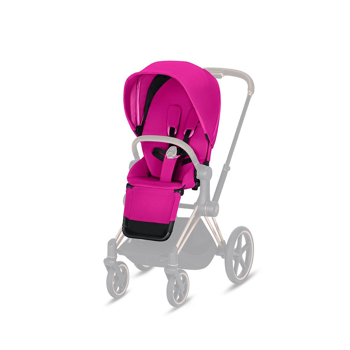 Cybex Priam Fancy Pink Matt black frame Bērnu rati 3in1