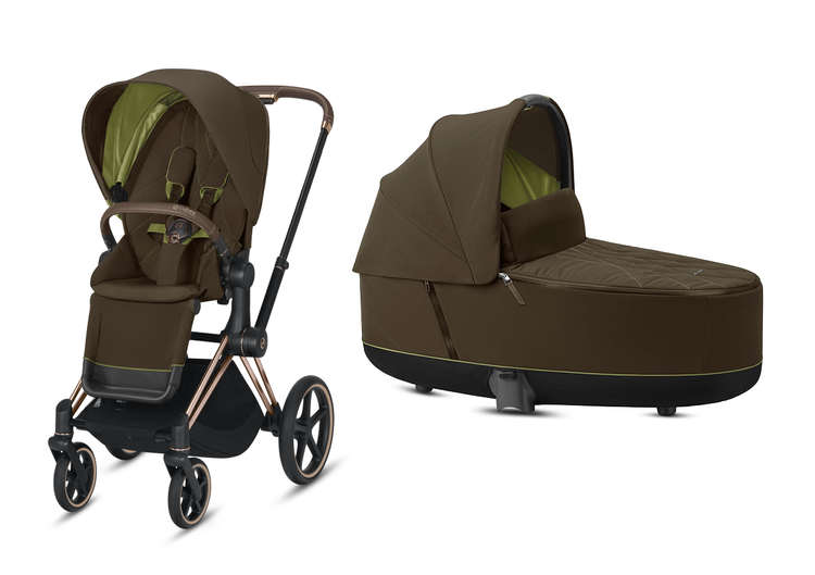 Cybex Priam Khaki Green Pastaigu Bloks