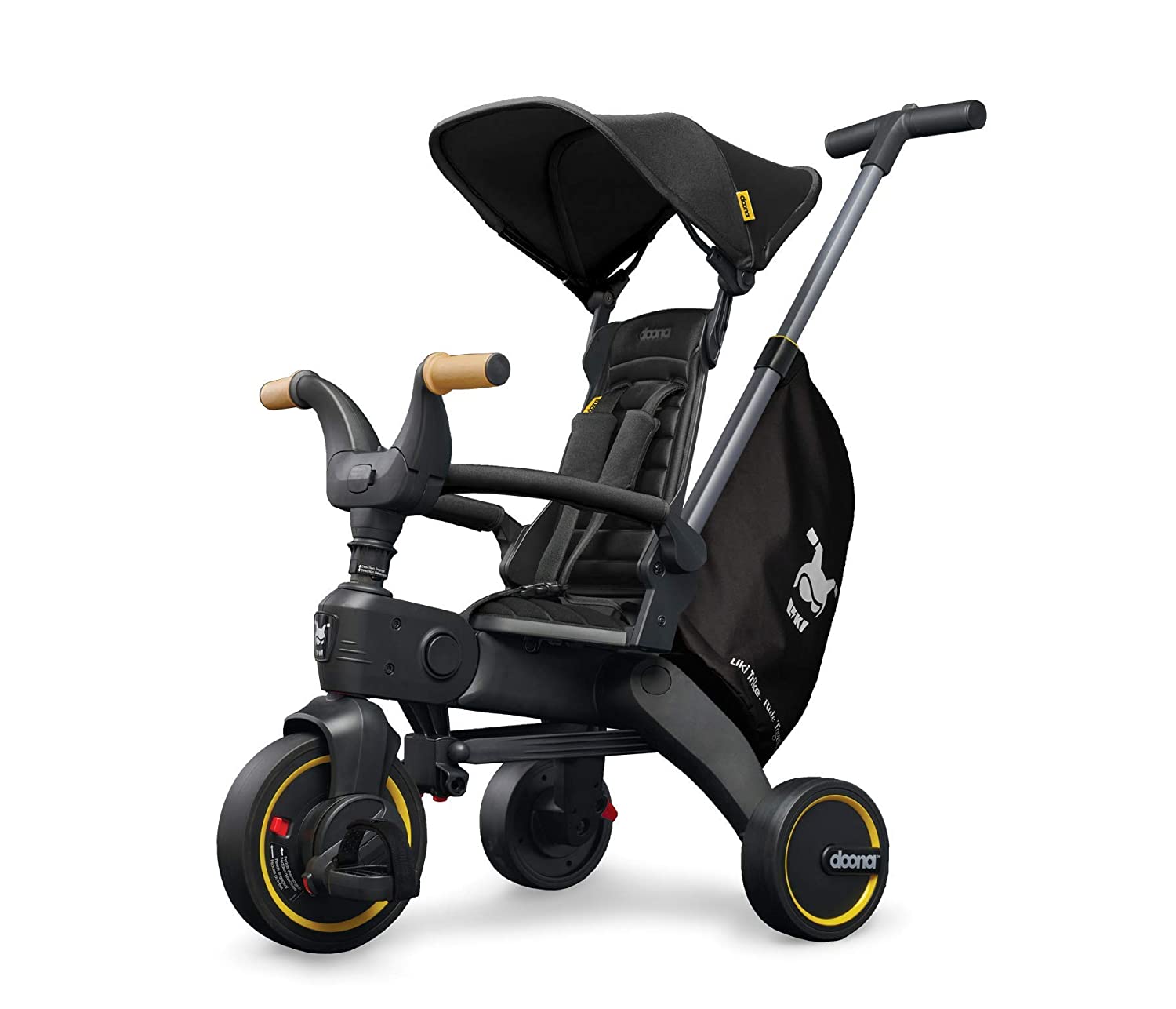 DOONA Liki Trike S5 Nitro Black Bērnu trīsritenis