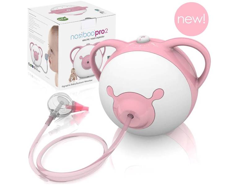 Elektriskais deguna aspirators Nosiboo PRO 2 Pink