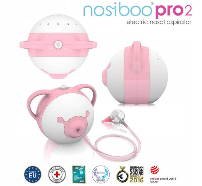 Elektriskais deguna aspirators Nosiboo PRO 2 Pink