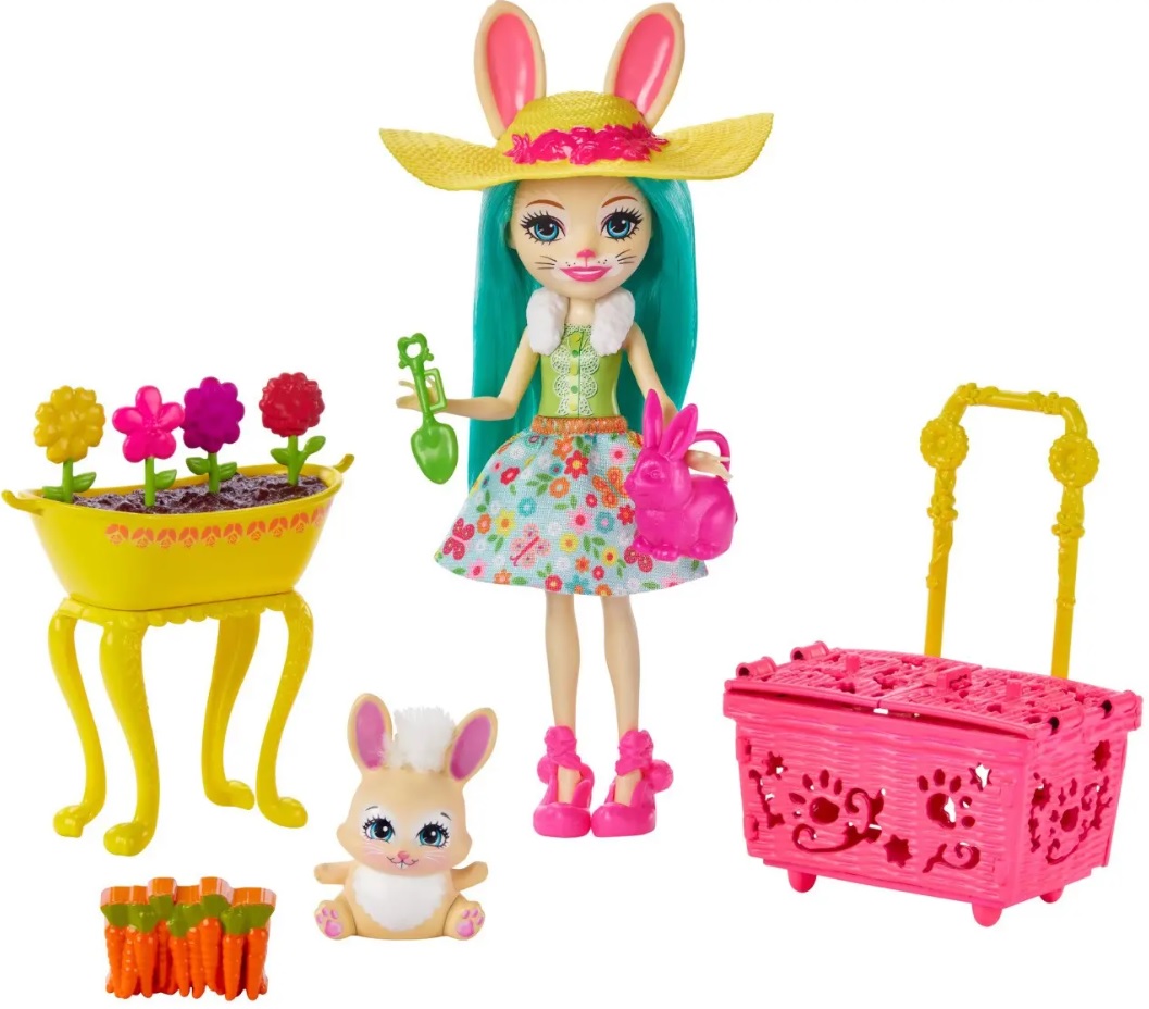 Enchantimals Wonderwood Bunny Blooms: Fluffy Bunny Mop