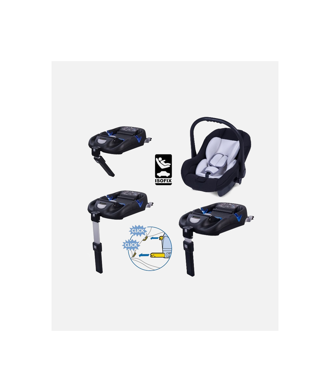 Euro-Cart Isofix base Black База для автокресла