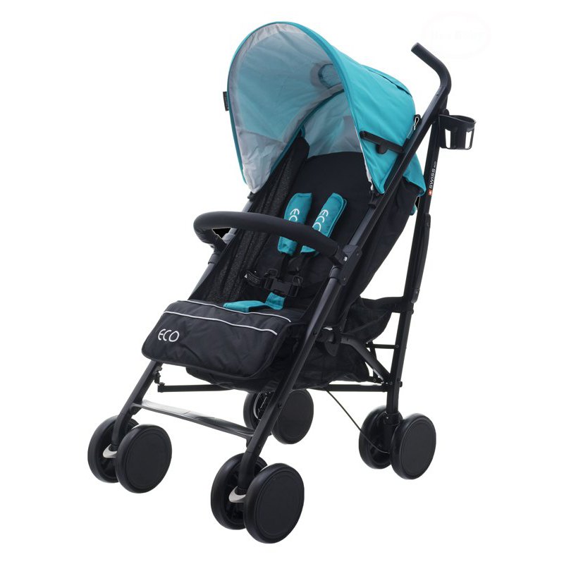 EuroBaby ECO SWISS DESIGN 300D Blue Sporta ratiņi