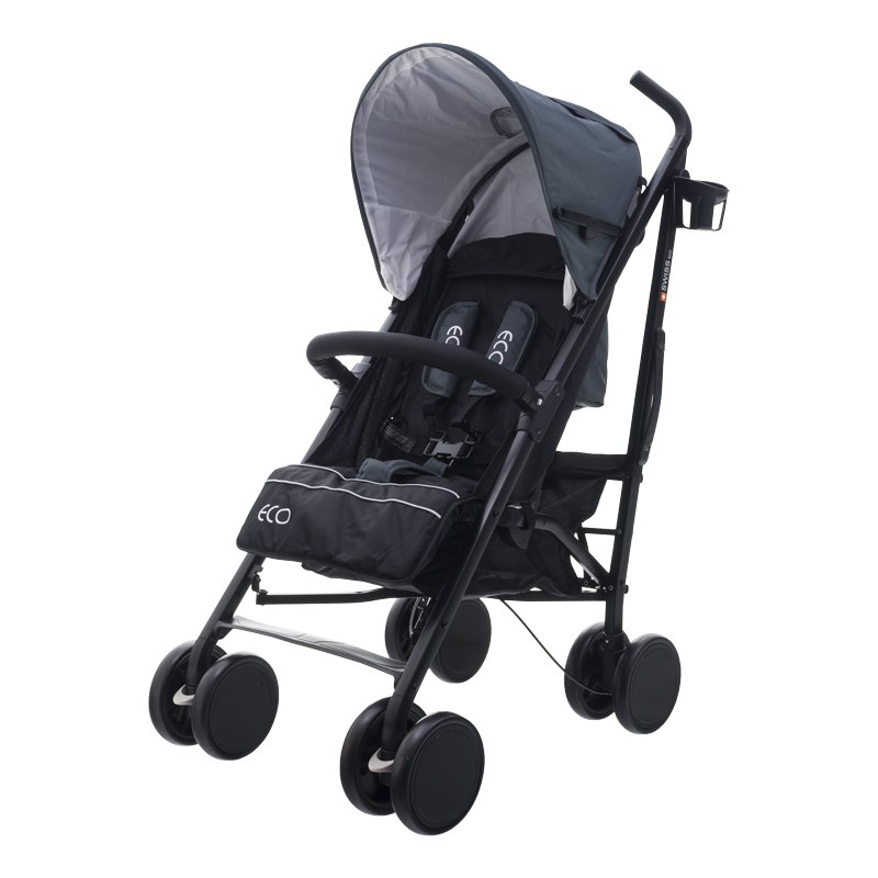 EuroBaby ECO SWISS DESIGN 300D Dark grey Прогулочная коляска