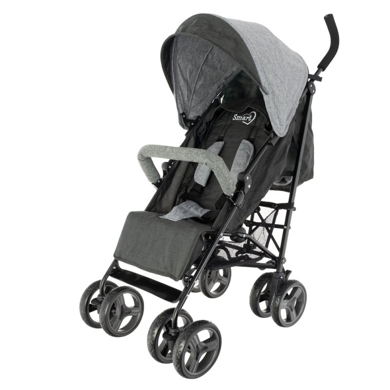 EuroBaby SMART PRO Black Sporta ratiņi