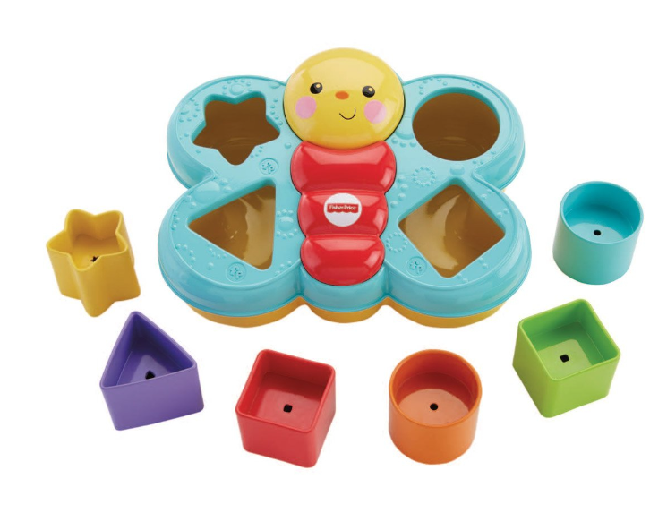 Fisher Price figūru šķirotājs / sorteris Butterfly CDC22