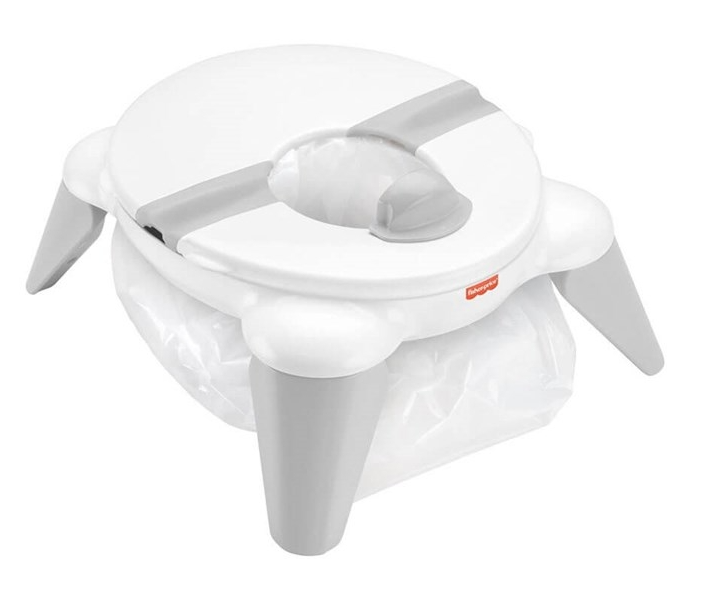 Fisher Price OTG Potty Grey 2in1 Bērnu podiņš pārnesamais 2 vienā