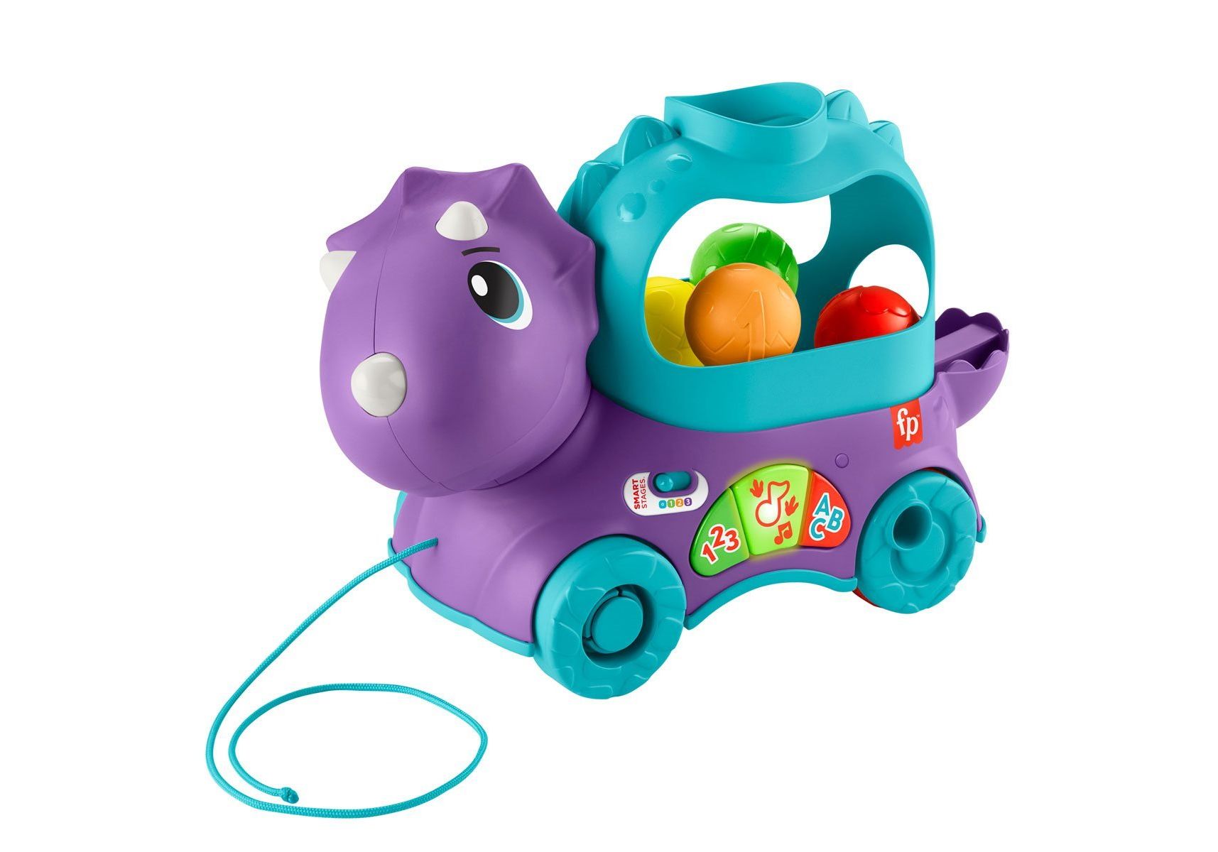 Fisher Price Poppin' Triceratops HNR53 Interaktīvā rotaļlieta