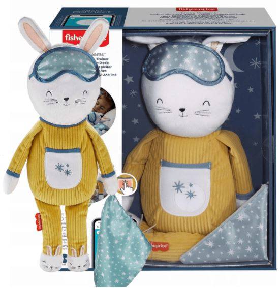 Fisher Price Sleepy Bunny Sleep With Me Nomierinošs Zaķis GMN58