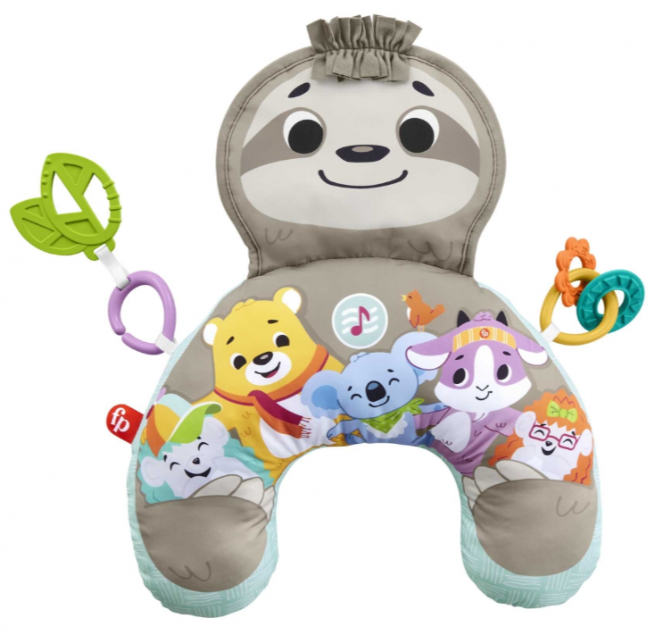 Fisher Price SLOTH VIBE & CRINKLE WEDGE GRR01 pakavs - slinķis