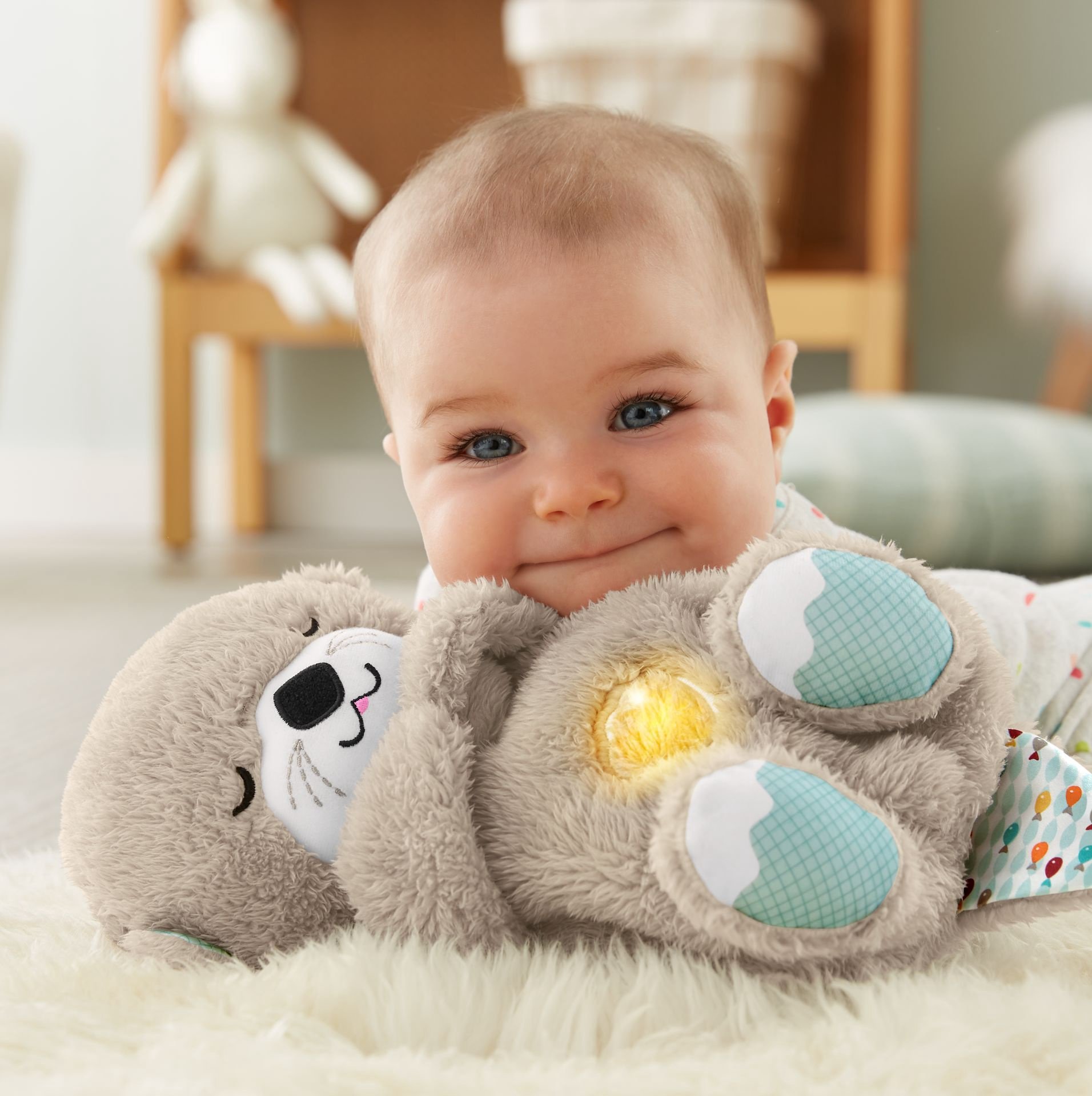 Fisher Price Soothe&Snuggle FXC66 Interaktīvais Ūdrēns miegam