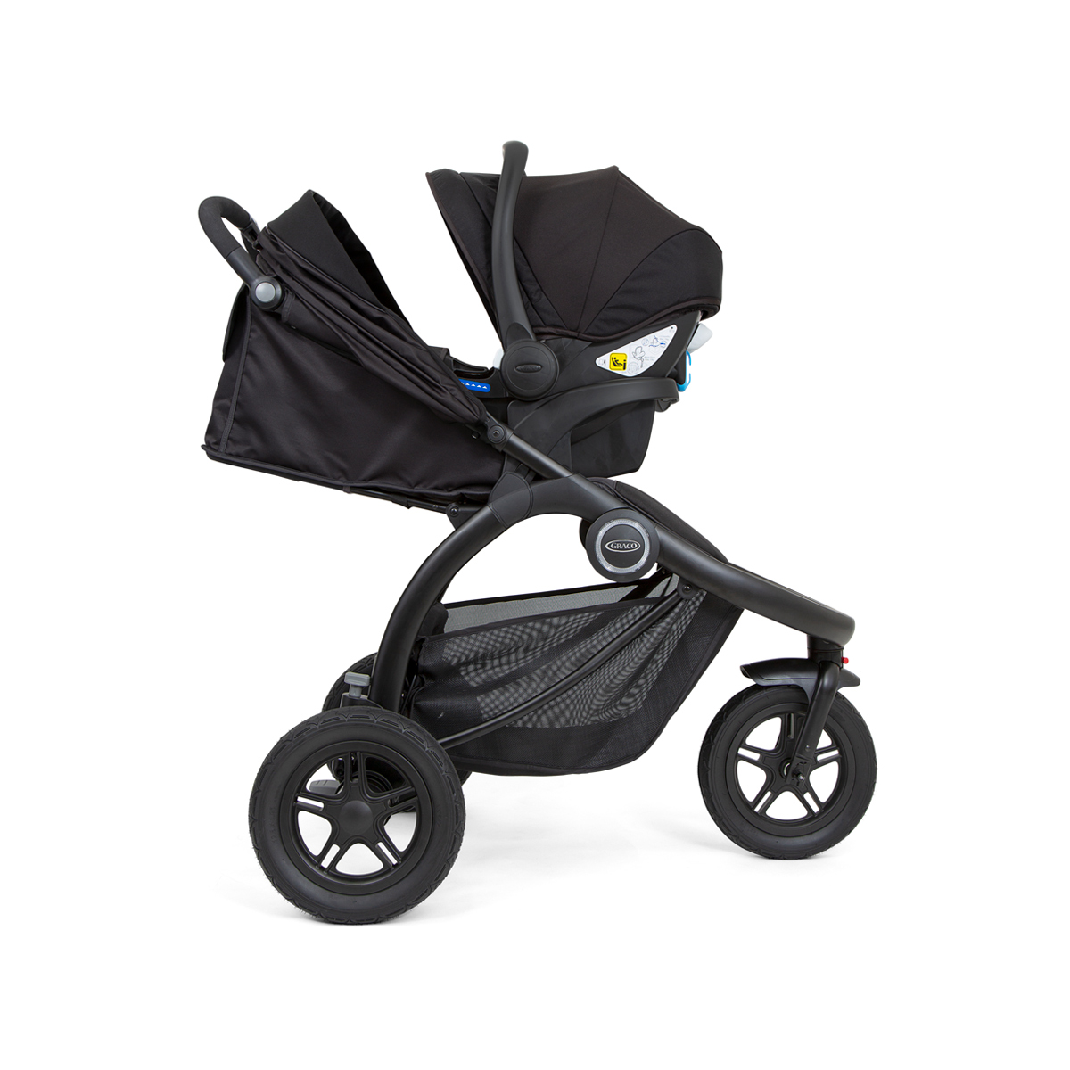 Graco Trailrider Black Sporta rati skriešanai