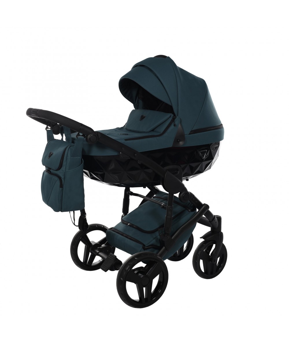 Junama Basic 02 Teal Bērnu rati 2in1