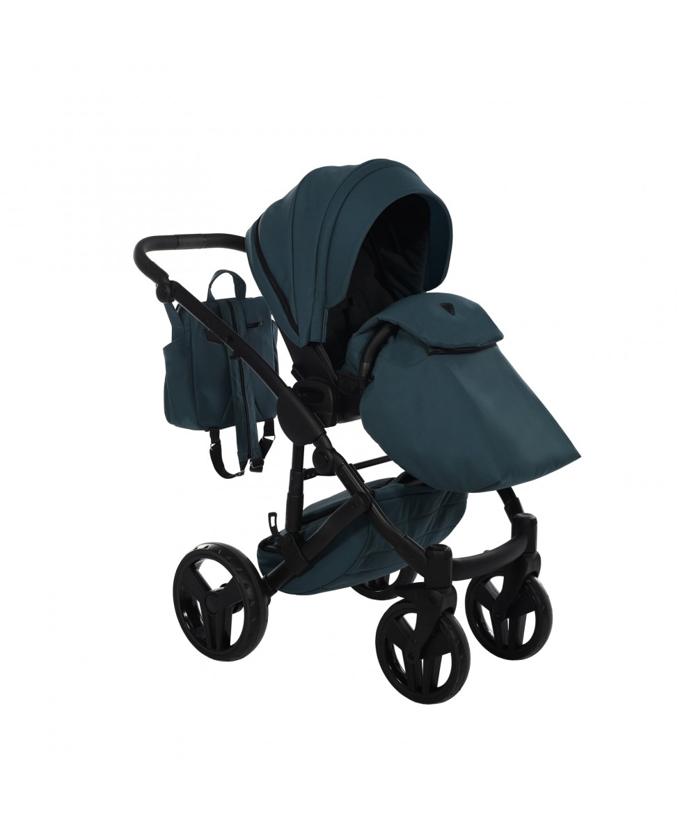 Junama Basic 02 Teal Bērnu rati 2in1