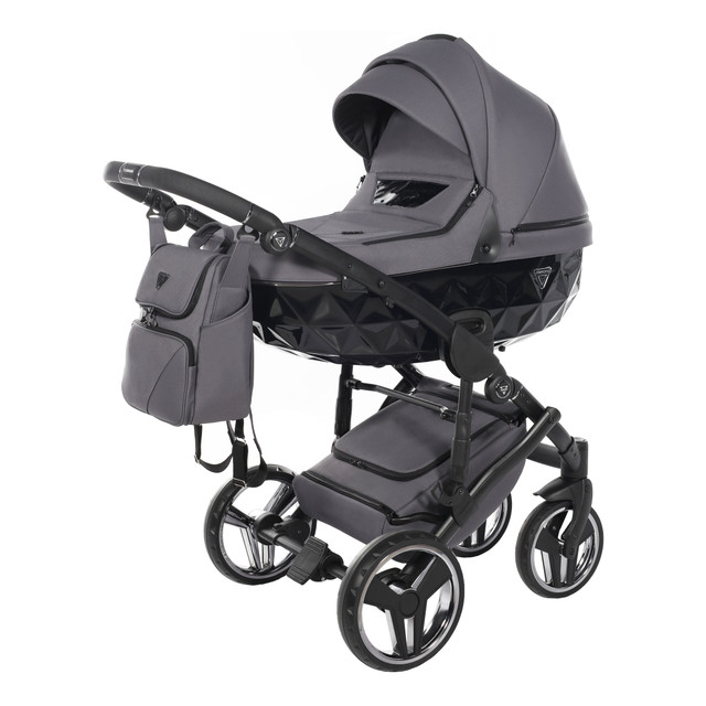 Junama Basic 03 Black nickel Детская коляска 2in1