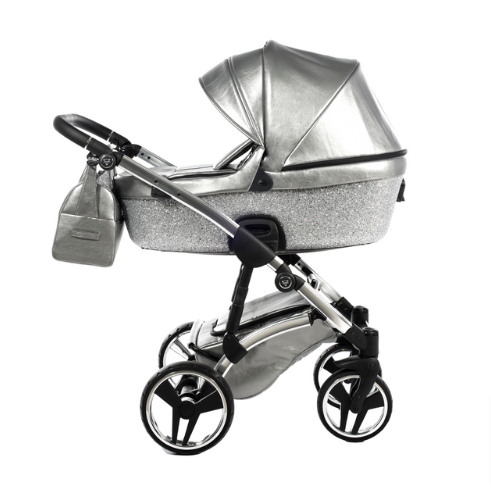 Junama Glitter 03 Silver Детская коляска 2in1
