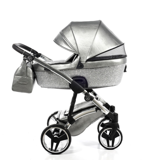Junama Glitter 03 Silver Детская коляска 2in1