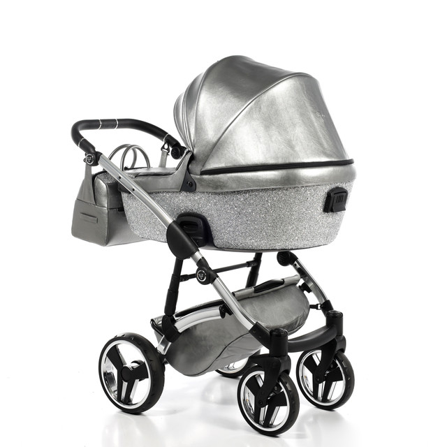 Junama Glitter 03 Silver Детская коляска 2in1