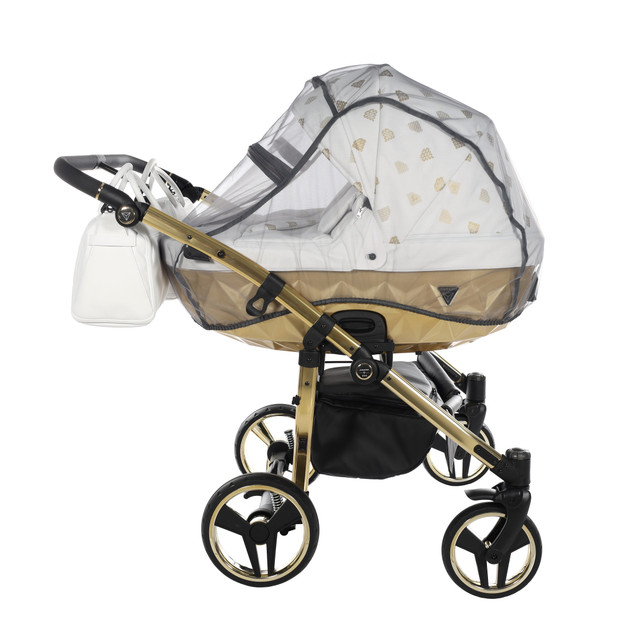 Junama Glow Duo 02 White Gold Dvīņu rati 2in1