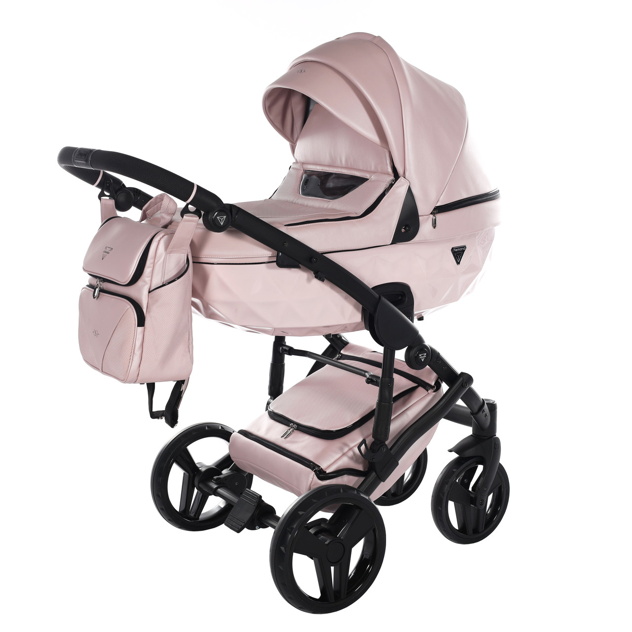 Junama S-Class 02 Pink Bērnu rati 2in1