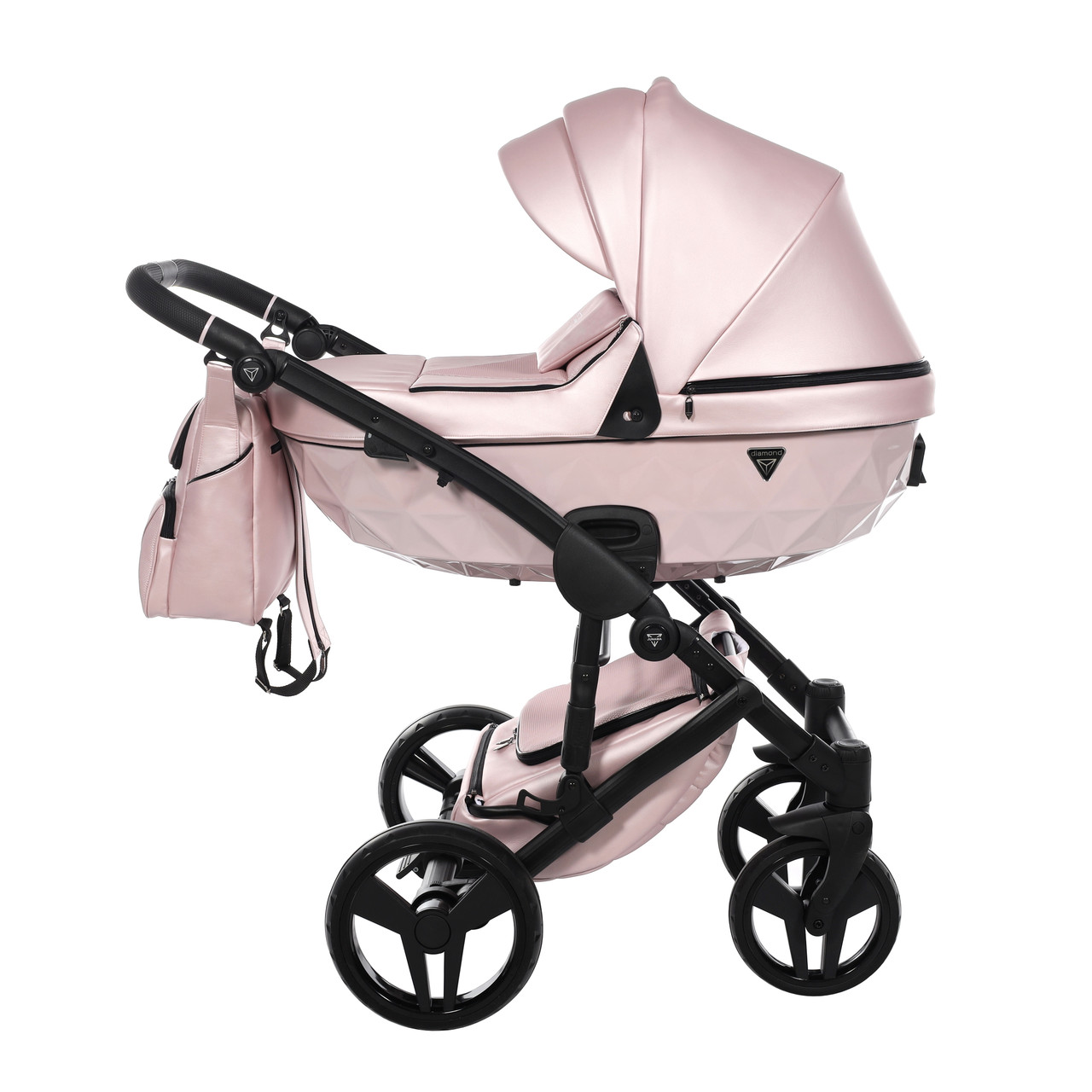 Junama S-Class 02 Pink Bērnu rati 2in1