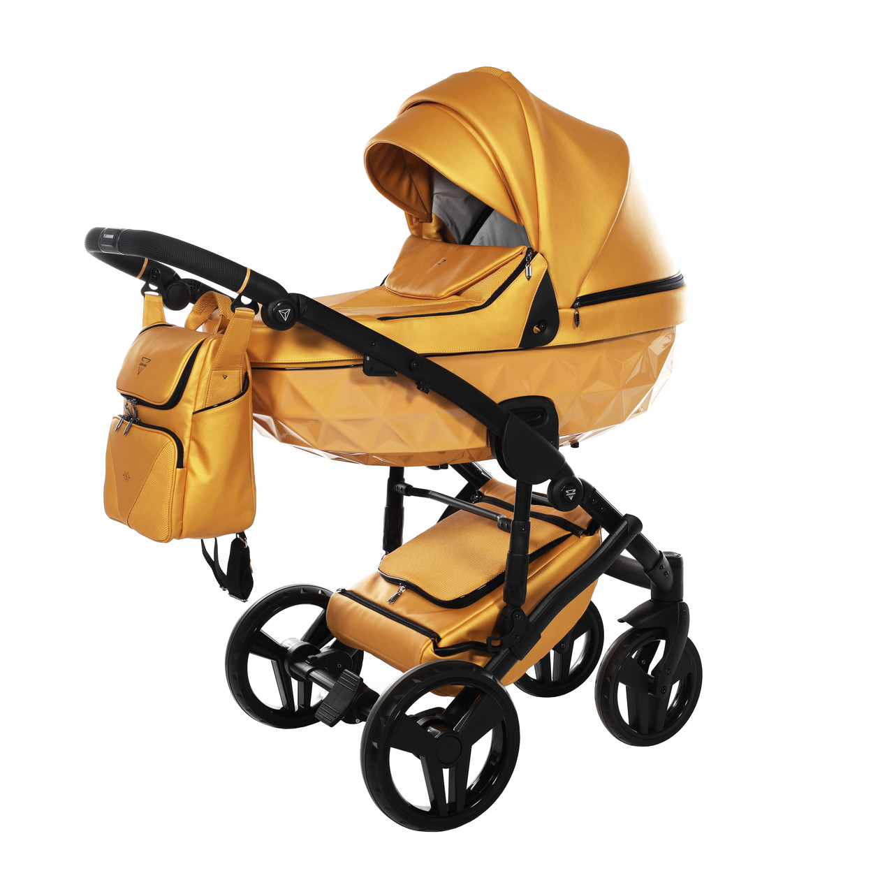 Junama S-Class 03 Yellow Bērnu rati 2in1
