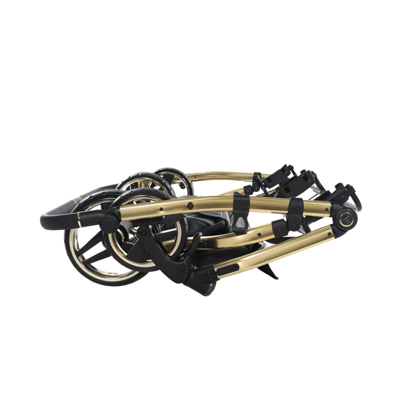 Junama Saphire Duo 03 Black Dvīņu rati 2in1