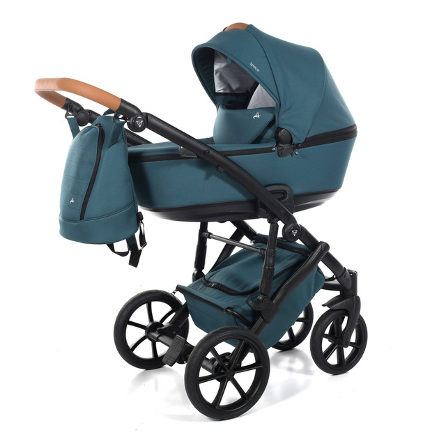 Junama Space 03 Teal Bērnu rati 2in1