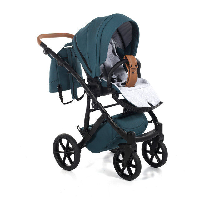 Junama Space 03 Teal Bērnu rati 2in1
