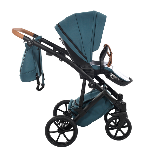 Junama Space 03 Teal Bērnu rati 2in1