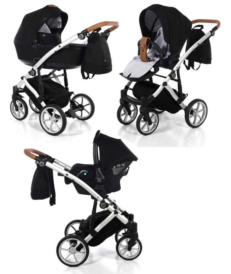 Junama Space 04 Black Детская коляска 3in1