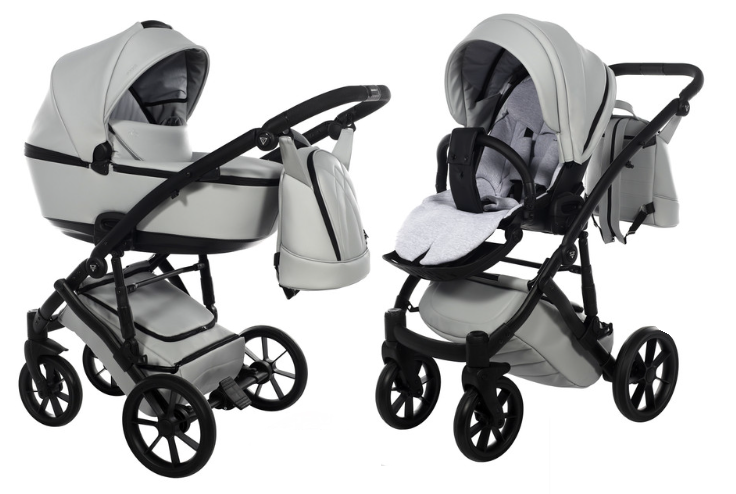 Junama Space Eco 01 Grey Bērnu rati 2in1