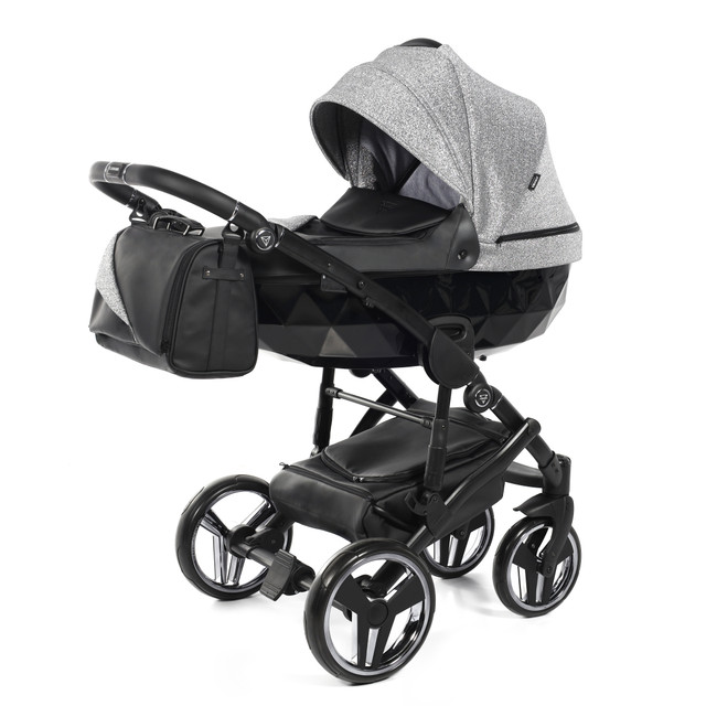 Junama Superstar 01 Silver Bērnu rati 2in1