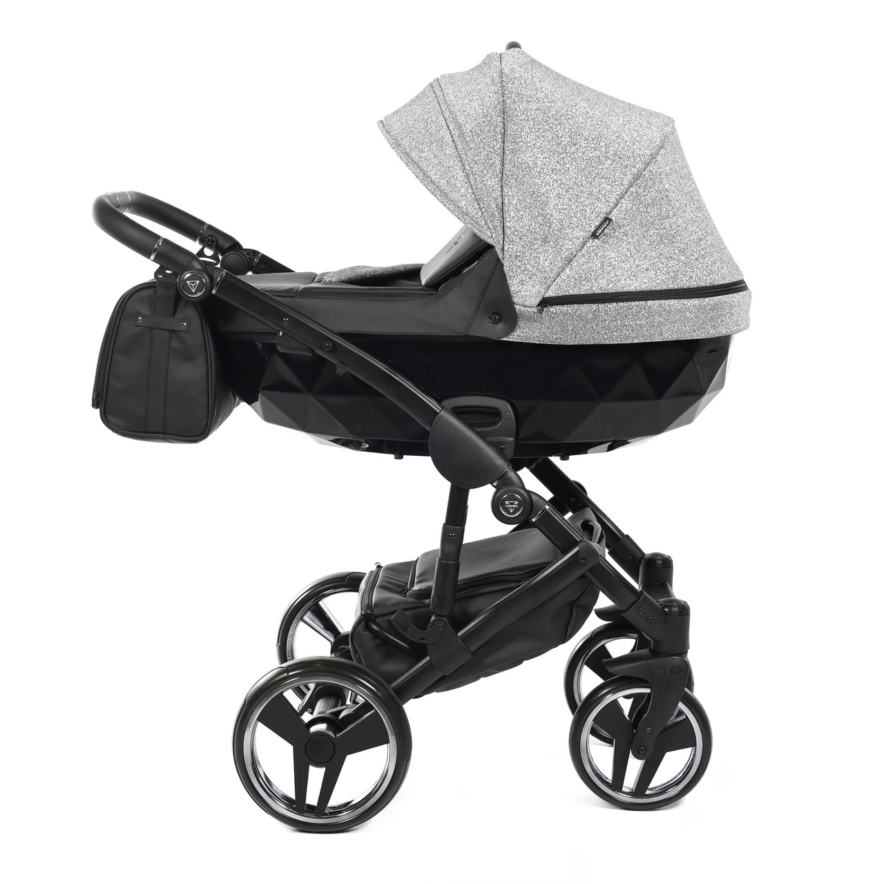 Junama Superstar 01 Silver Bērnu rati 2in1