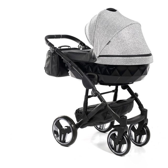 Junama Superstar 01 Silver Bērnu rati 2in1