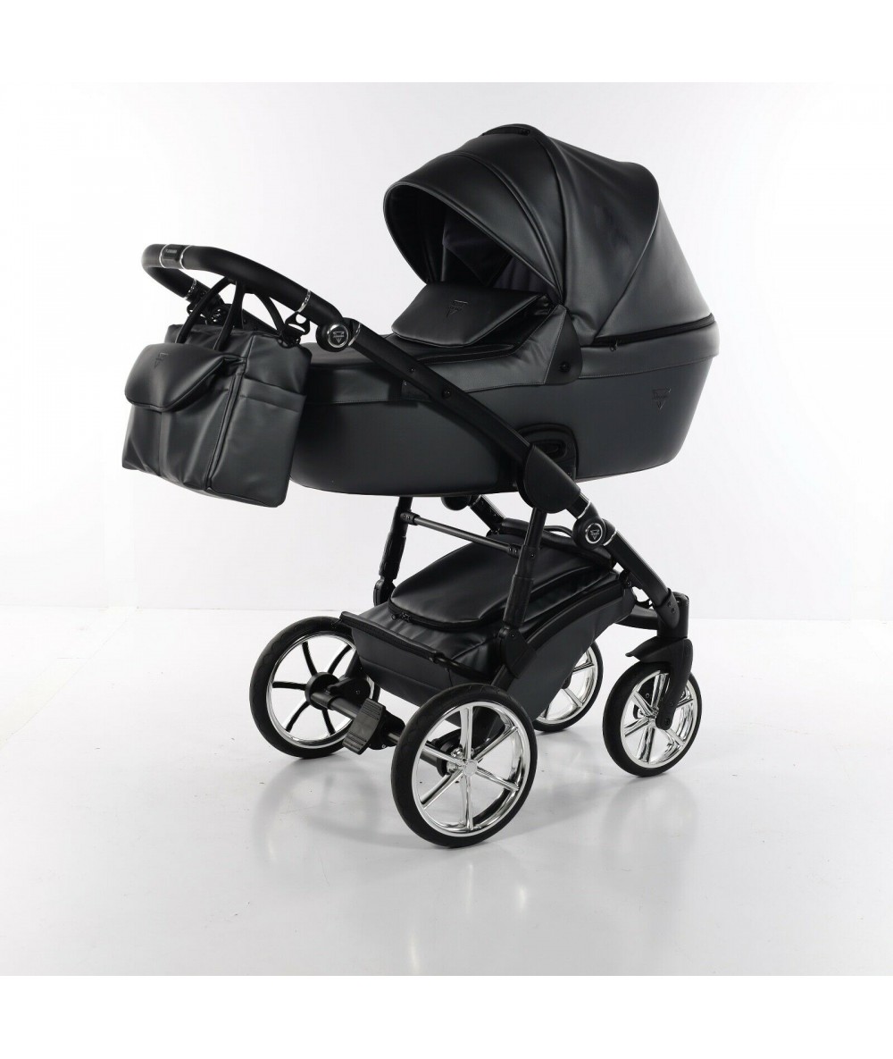 Junama Termo Line Eco 02 Black Bērnu rati 2in1