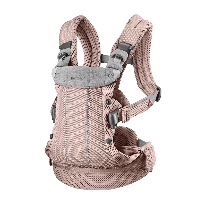 Ķengursoma BabyBjorn Harmony Mesh Dusty pink 088003