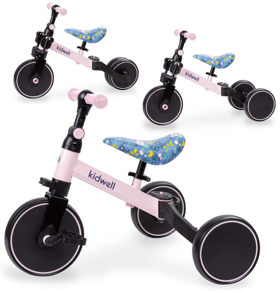 Kidwell Pico Flower Bērnu velosipēds Skrejritenis Trīsritenis Divritenis 3in1