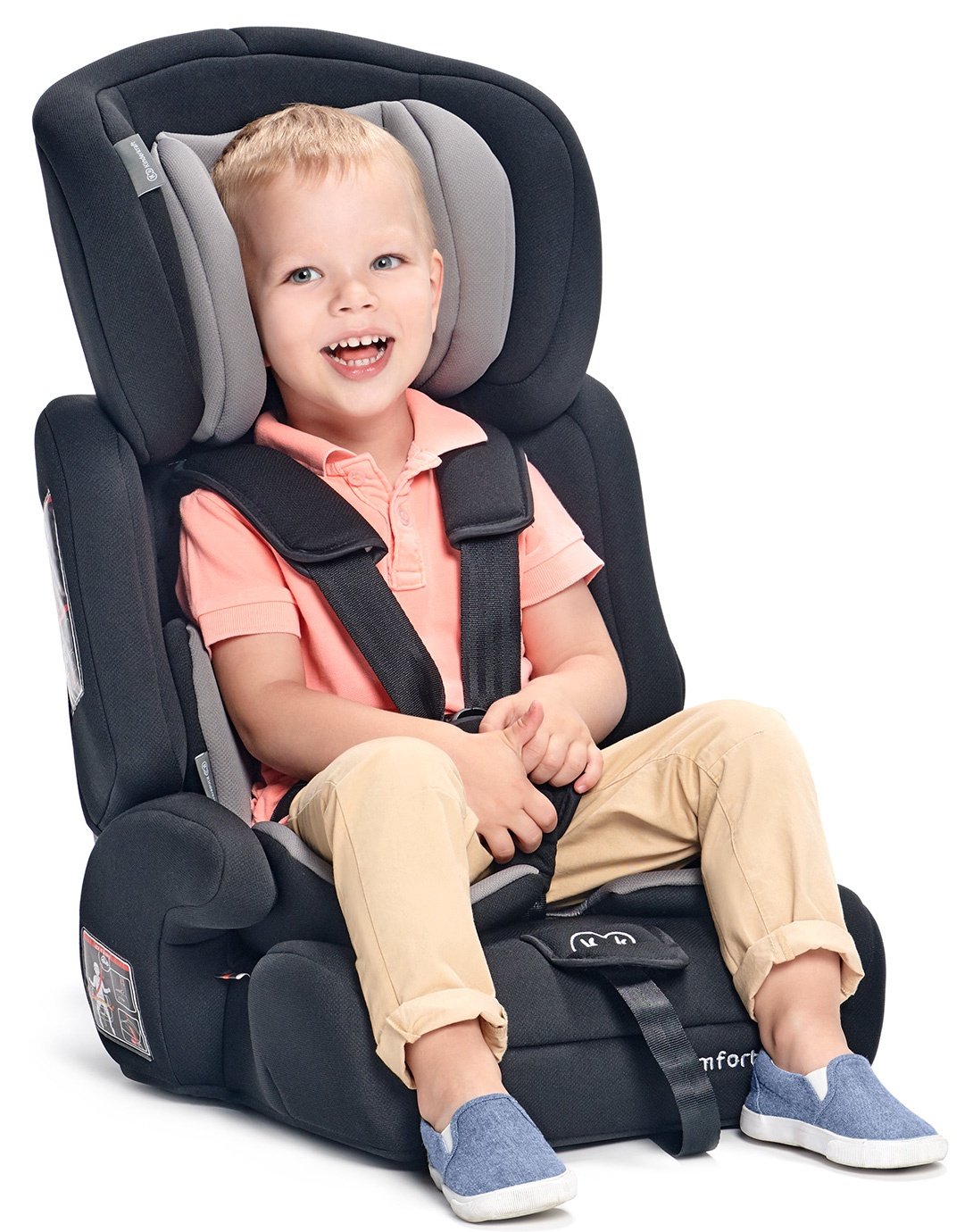 Kinderkraft Comfort Up Black Bērnu autosēdeklis 9-36 kg