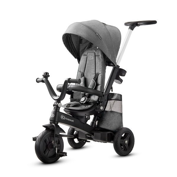 Kinderkraft EASYTWIST 5in1 Platinum grey Bērnu trīsritenis