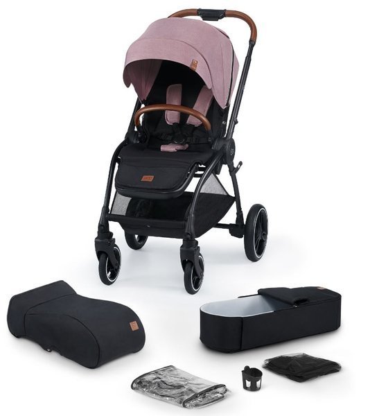 Kinderkraft Evolution + Cocoon Mauvelous Pink Sporta rati 2in1