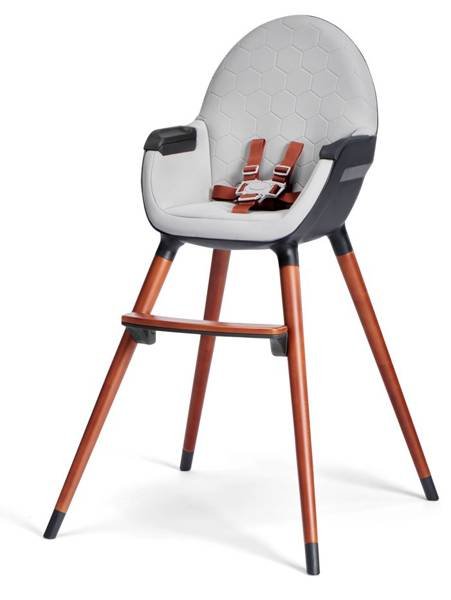 KinderKraft Finix Grey 2 in 1 Barošanas krēsls