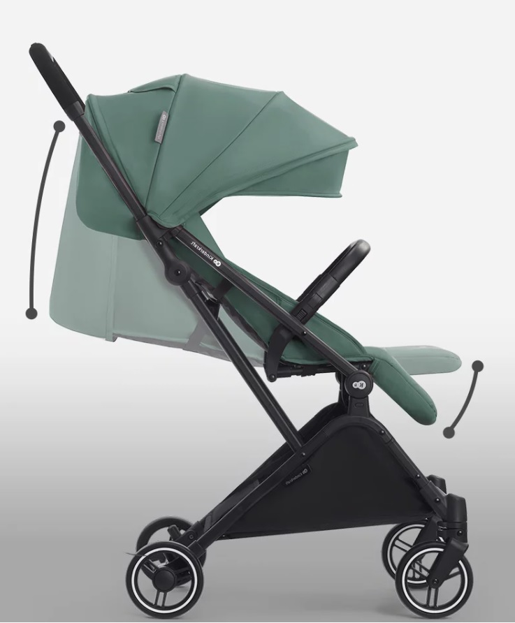 Kinderkraft Indy 2 Sea Green Pastaigu rati