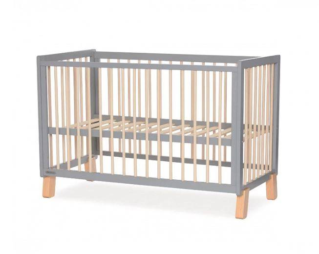 Kinderkraft Lunky LX Grey Bērnu gulta 140x70 сm