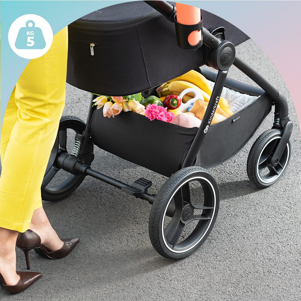 Kinderkraft Nea Bērnu rati 2in1 Ash Pink