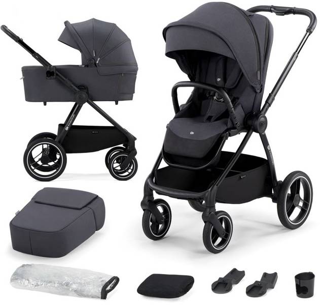 Kinderkraft Nea Bērnu rati 2in1 Deep Grey